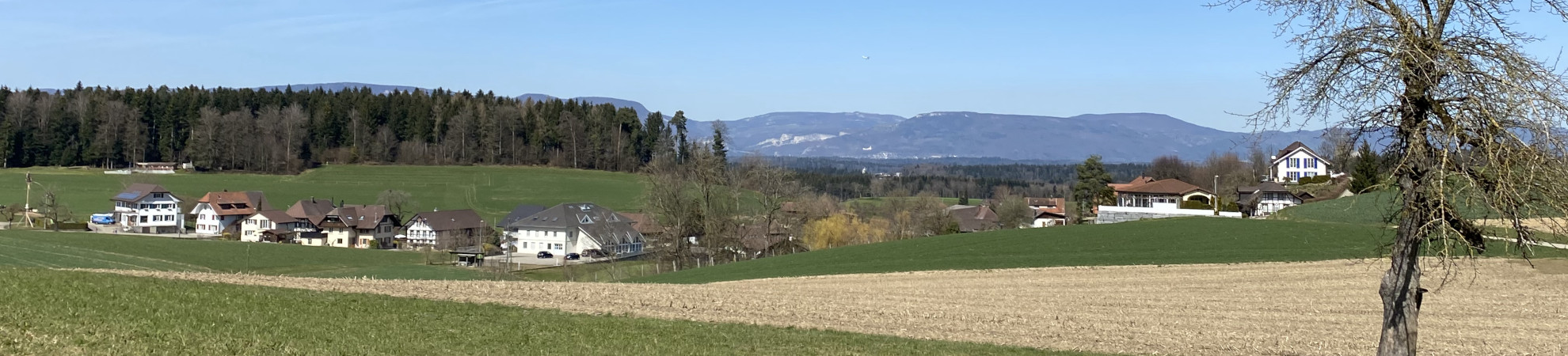 Blick aufs Dorf